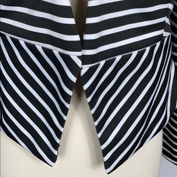 Aryn K stripped Tuxedo Blazer - Picture 3 of 11